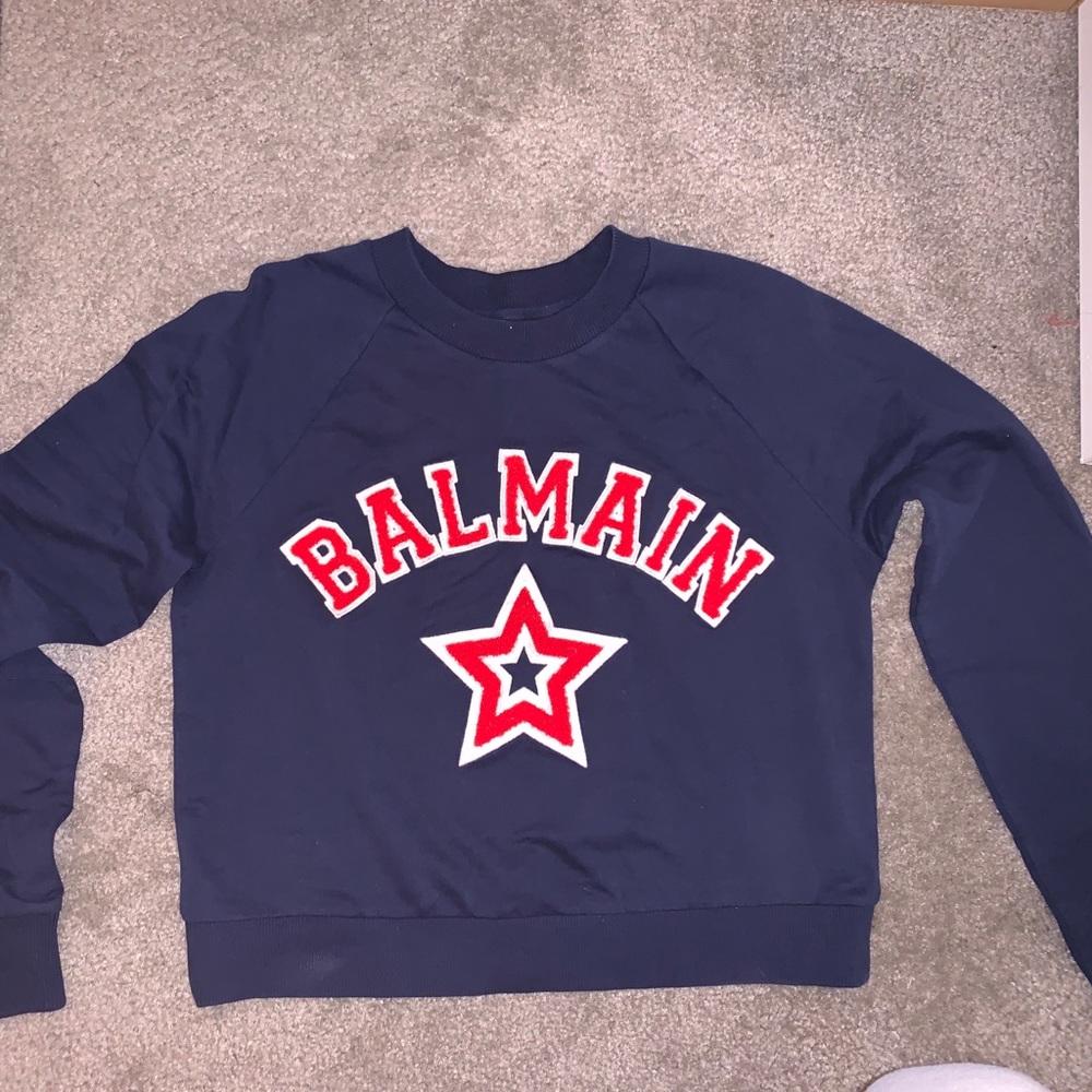 Balmain Crop Sweater